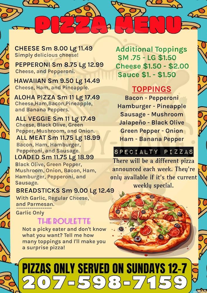 Koje's Kitchen (Formerly known as Candy-Lane) Menu image 1